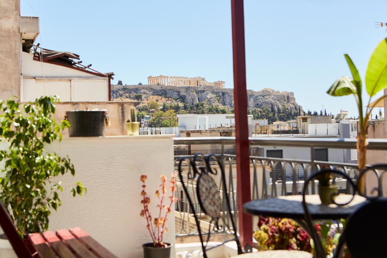 Mosaics Athens Central Studio With Acropolis View المظهر الخارجي الصورة